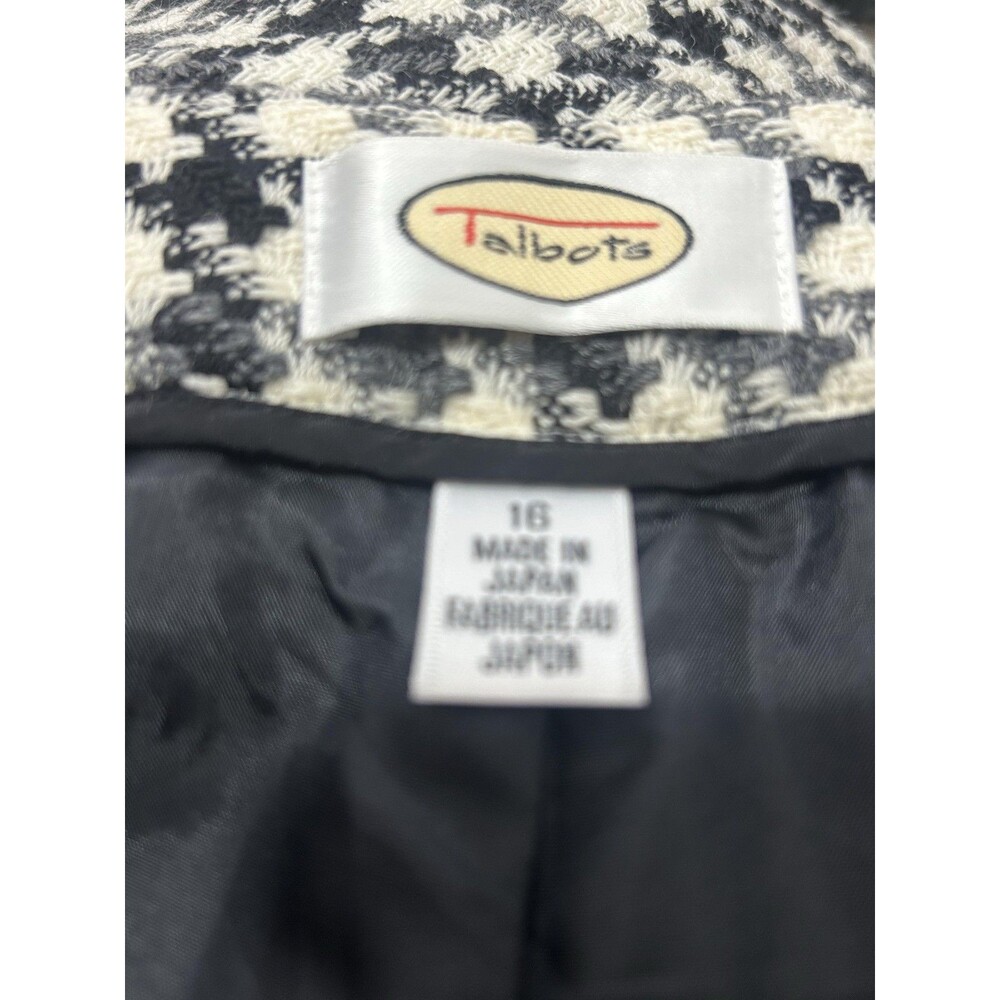 Talbots Tweed Dress Pants Womens 16 Gray Wool Lined Winter Career Work - Picture 10 of 11